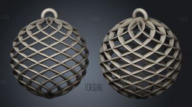 teardrop lattice ornament