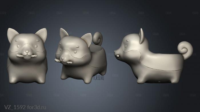 Perro Medida 3d stl модель для ЧПУ