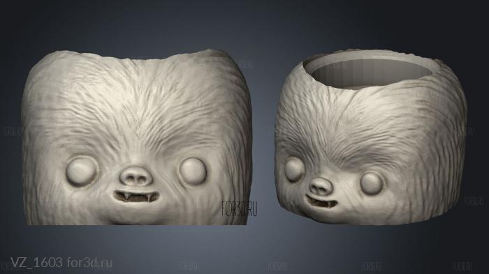 Mates Chewbacca 3d stl модель для ЧПУ