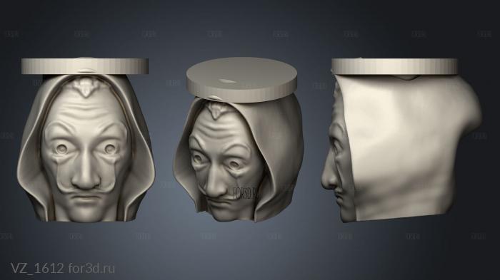 mates lacasadepapel 3d stl модель для ЧПУ