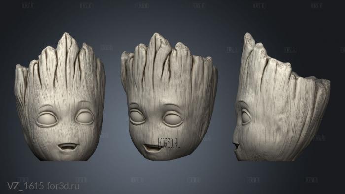 mates mate groot con cucharas ext 3d stl модель для ЧПУ