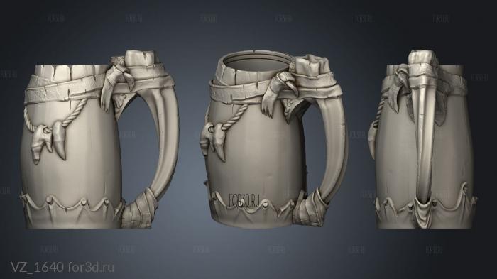 Mugs Barbarian 3d stl модель для ЧПУ