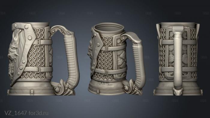 Mugs Fighter 3d stl модель для ЧПУ