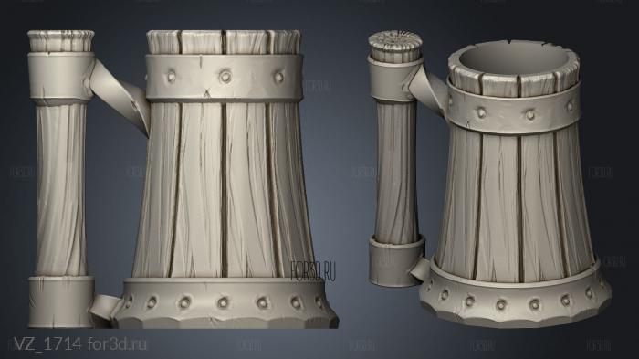 Tavern Mug Blank 3d stl модель для ЧПУ