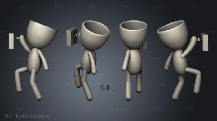 Vaso 3d stl модель для ЧПУ