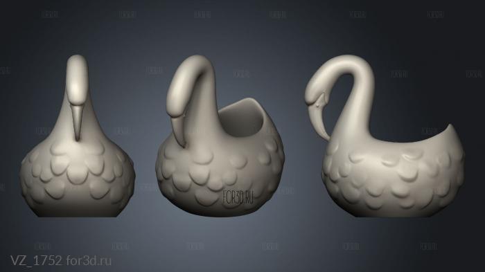 Vasos Flamingo 3d stl модель для ЧПУ