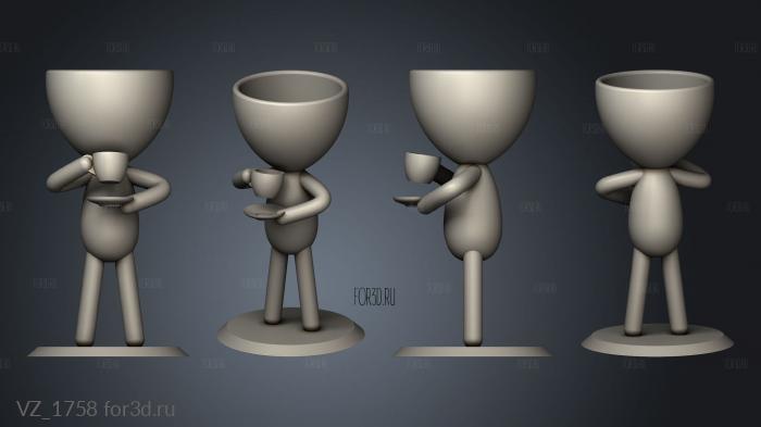 Vasos cafe vaso xicara 3d stl модель для ЧПУ