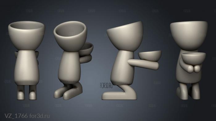 Сосуд vaso 3d stl модель для ЧПУ