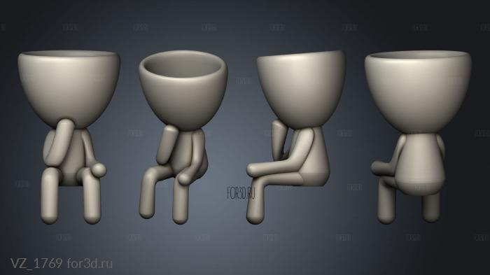 Сосуд vaso 3d stl модель для ЧПУ