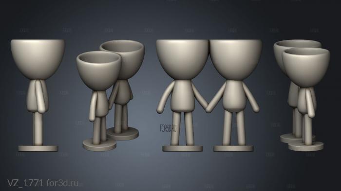 Сосуд vaso 3d stl модель для ЧПУ