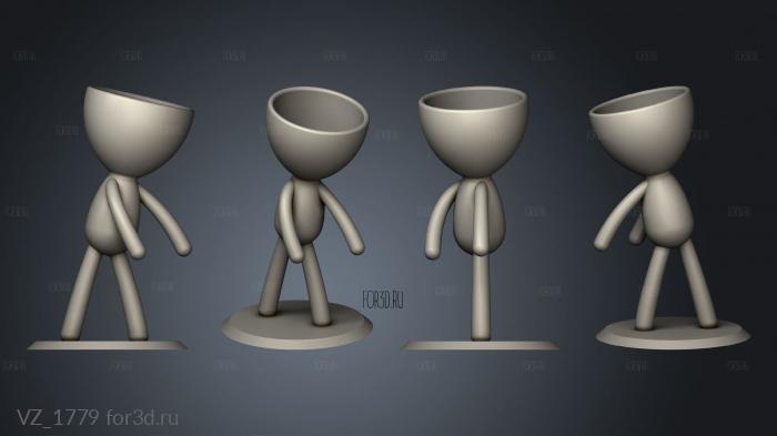 vasos dancarinos vaso 3d stl модель для ЧПУ