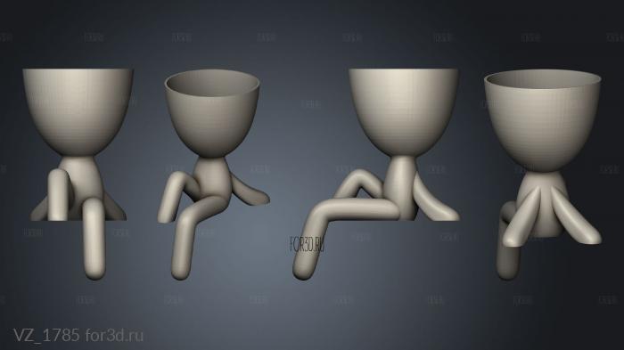 vasos Vaso relaxando beira 3d stl модель для ЧПУ