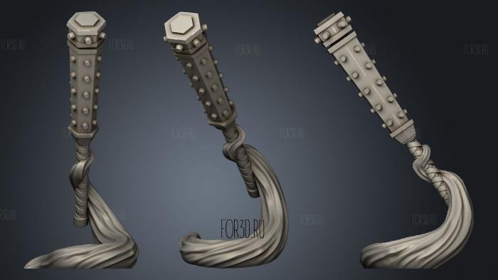 Weapon Kanabo stl model for CNC