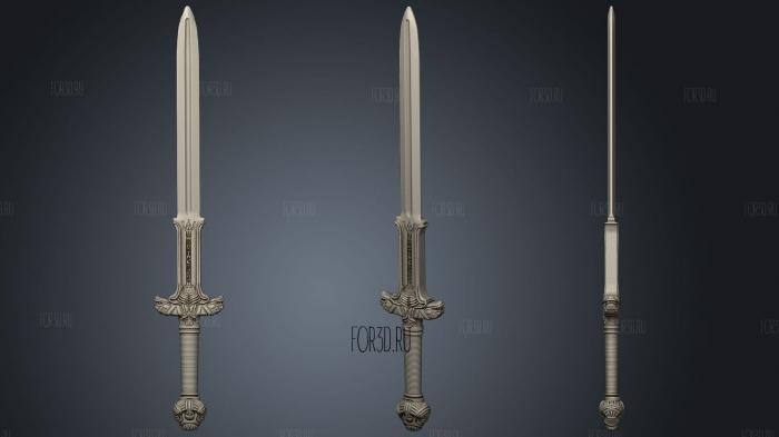 Conan Atlantean Sword 3d stl модель для ЧПУ