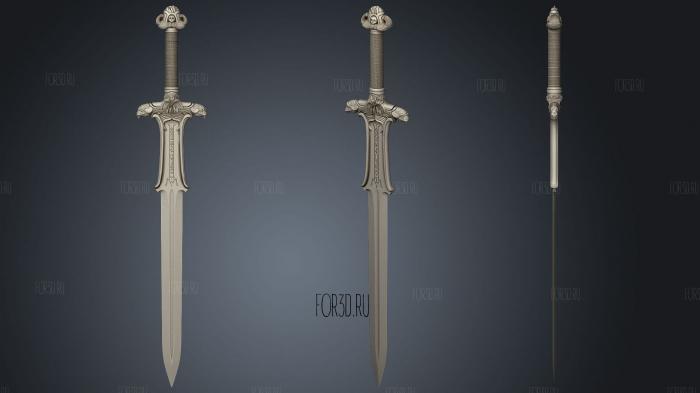 Espada Conan stl model for CNC