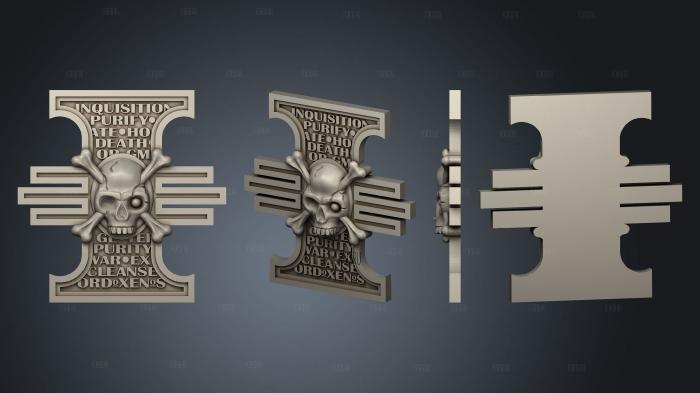 Значок Переднего Люка Land Raider с Надписью Deathvigil
