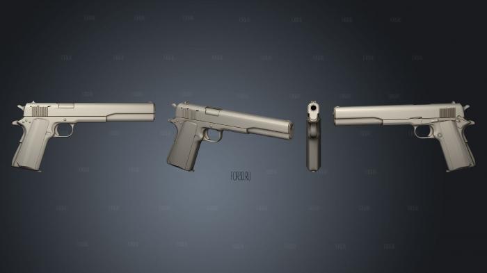 gun 13 3d stl модель для ЧПУ