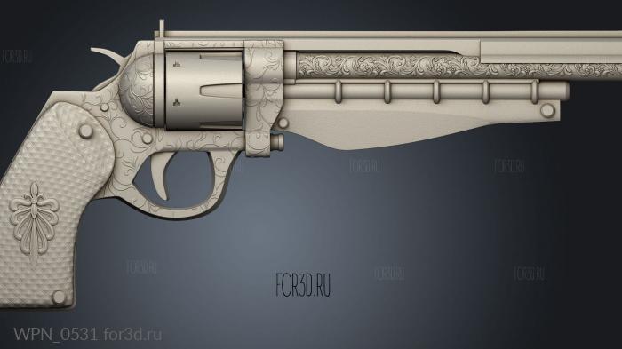 anya revolver stl model for CNC