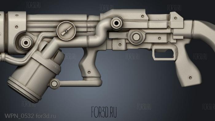 Artificers Weapons Flamer stl model for CNC