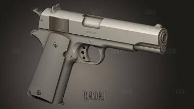 копия моментального снимка colta airsoft COLT arret culasse 3d stl модель для ЧПУ