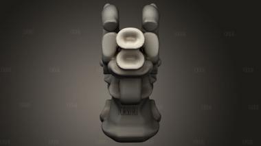 Киберпанковский Молоток Оружие пистолет 3d stl модель для ЧПУ