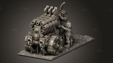 Залповое ружье Имперская Мини-крыса 3d stl модель для ЧПУ