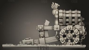 Залповое ружье Имперская Мини-крыса 3d stl модель для ЧПУ