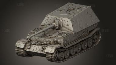 Элемент Фердинанда 3d stl модель для ЧПУ