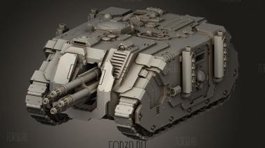 Танк 3d stl модель для ЧПУ