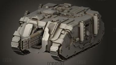 Танк 3d stl модель для ЧПУ