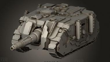 Танк 3d stl модель для ЧПУ