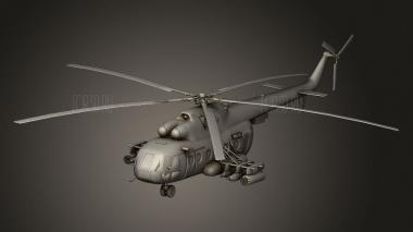 Вертолет 3d stl модель для ЧПУ