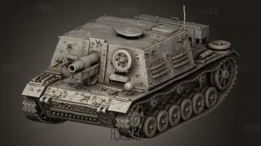 Штурмовая пехотная артиллерийская установка Stug 3d stl модель для ЧПУ