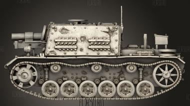 Штурмовая пехотная артиллерийская установка Stug 3d stl модель для ЧПУ