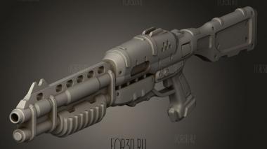 Винтовка дробовик 3d stl модель для ЧПУ