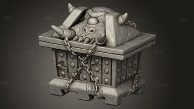 Арена Багрового Солнца, Сундук Колизея 3d stl модель для ЧПУ