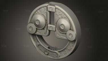 Брошь Ведьмаков Ведьмак 3d stl модель для ЧПУ